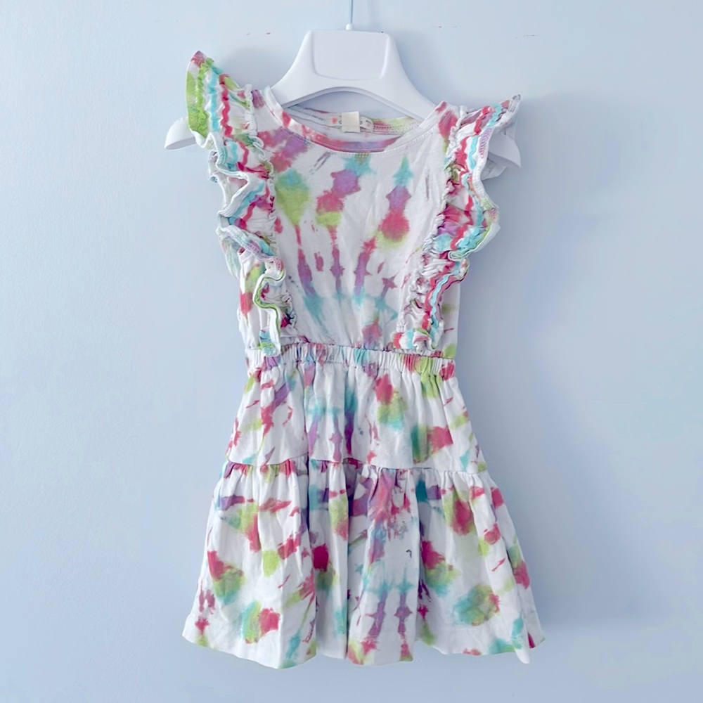 3 for $25: Crewcuts 2T Tie-dye Ruffle Dress